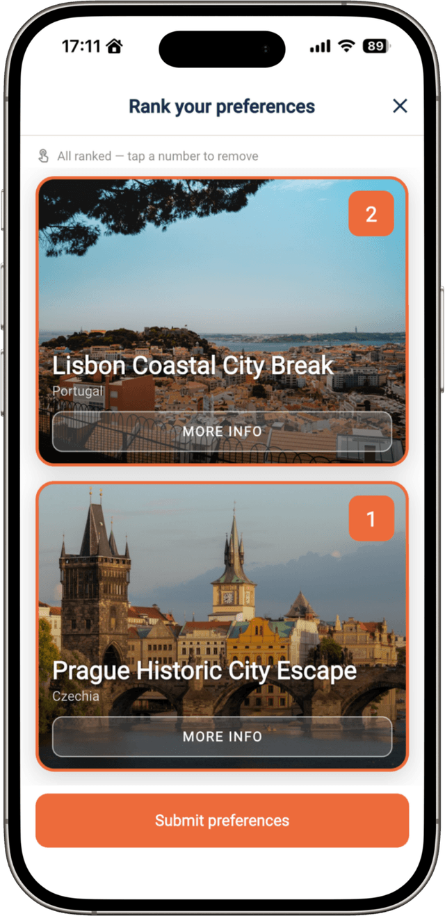 Trips Together app — where to go